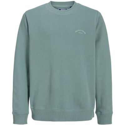 JACK & JONES Jjcollege Logo Sweat Crew Jnr, Mineralblå, 152 JACK & JONES Jjcollege Logo Sweat Crew Jnr, Mineralblå, 152