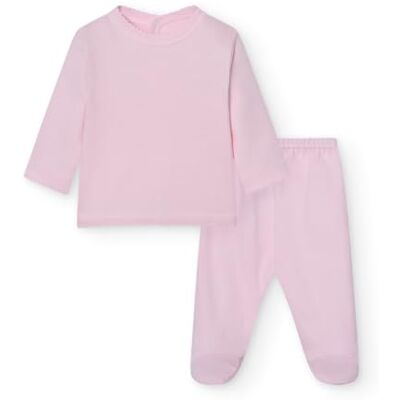 BABIDU Jubon set + slim fit leggings, Rosa, 0 månader BABIDU Jubon set + slim fit leggings, Rosa, 0 månader