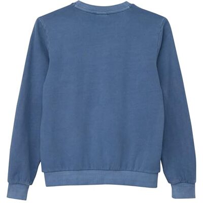 s.Oliver Sweatshirt för pojkar med skrifttryck, 5445 blå, 176 s.Oliver Sweatshirt för pojkar med skrifttryck, 5445 blå, 176