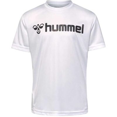 Hummel Logo Barn Vit 128 - T-Shirt Hummel Logo Barn Vit 128 - T-Shirt