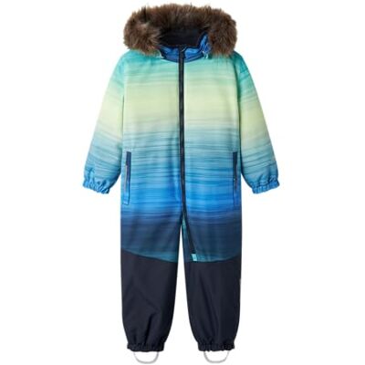 NAME IT NAMN IT Pojkens snödräkt, Mörkt denim/Aop: flöde, 104 cm NAME IT NAMN IT Pojkens snödräkt, Mörkt denim/Aop: flöde, 104 cm