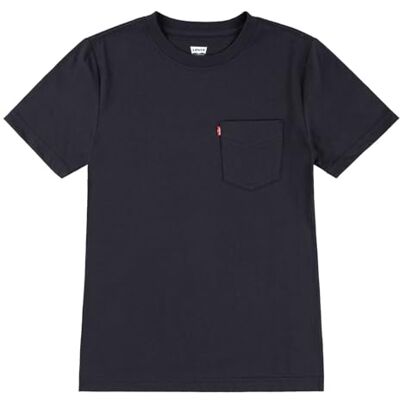 Levi's KT-Knit Top T-tröja Pojke, Intensiv svart, 6 år Levi's KT-Knit Top T-tröja Pojke, Intensiv svart, 6 år
