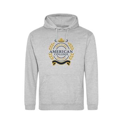 AMERICAN COLLEGE USA Tröja tröja med tryck varma kläder unisex barn pojkar och flickor casual modell ACSCW5 MELL grå 12 år, Färg: grå, 12 �r AMERICAN COLLEGE USA Tröja tröja med tryck varma kläder unisex barn pojkar och flickor casual modell ACSCW5 MELL grå 12 år, Färg: grå, 12 �r