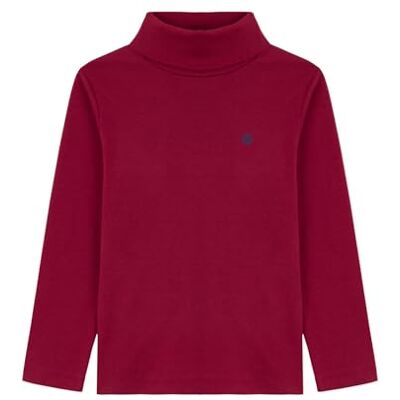 Petit Bateau Undertröja för barn i enfärgad bomull, Amaranth, 3 �r Petit Bateau Undertröja för barn i enfärgad bomull, Amaranth, 3 �r