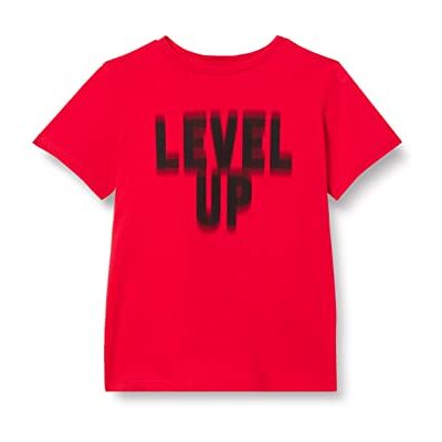 Koton pojkar tryckt kortärmad crew neck bomull t-shirt, Röd (420), 6-7 år Koton pojkar tryckt kortärmad crew neck bomull t-shirt, Röd (420), 6-7 år