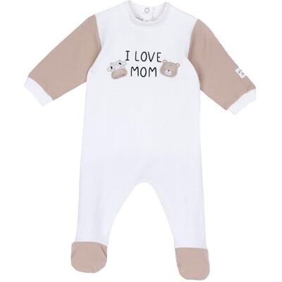 Chicco Unisex bebis bebis sovdräkt, Naturlig, 12 mesi Chicco Unisex bebis bebis sovdräkt, Naturlig, 12 mesi