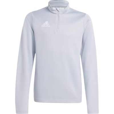adidas unisex barn Entrada26 Training Top Kids Sweatshirt, team light grey/white, 5-6 Years adidas unisex barn Entrada26 Training Top Kids Sweatshirt, team light grey/white, 5-6 Years