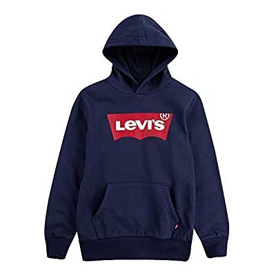 Levi's Kids Batwing screenprint huvtröja pojkar 2–8 år, klänning blues, 8 År Levi's Kids Batwing screenprint huvtröja pojkar 2–8 år, klänning blues, 8 År