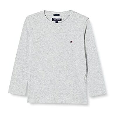 Tommy Hilfiger t-shirt för pojkar, Grå (grå ljung), 110 Tommy Hilfiger t-shirt för pojkar, Grå (grå ljung), 110