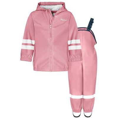 Playshoes unisex barn basic regndräkt, enkel rosa, 116 Playshoes unisex barn basic regndräkt, enkel rosa, 116