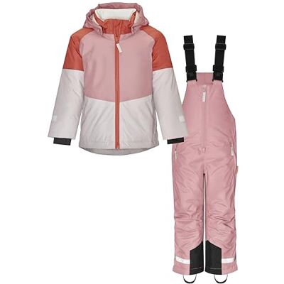 Playshoes Unisex snöset vinterjacka vinterbyxor snödräkt, ROSA, 104 Playshoes Unisex snöset vinterjacka vinterbyxor snödräkt, ROSA, 104