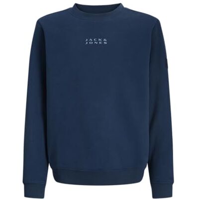 JACK & JONES Jcopoint Sweat Badge Crew Neck Bf Jnr, titan, 152 JACK & JONES Jcopoint Sweat Badge Crew Neck Bf Jnr, titan, 152