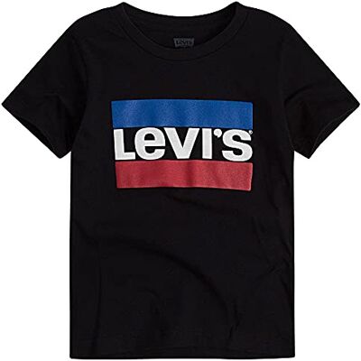 Levi's Pojkar Lvb sportkläder logotyp t-shirt, svart, 4 år Levi's Pojkar Lvb sportkläder logotyp t-shirt, svart, 4 år