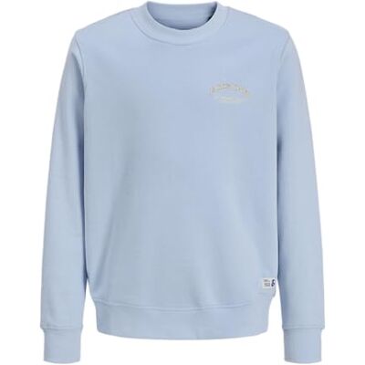JACK & JONES Pojkar Jjebrandes Backp. RLX Sweat C.N Sn Mni, Chambray Blue, 116 JACK & JONES Pojkar Jjebrandes Backp. RLX Sweat C.N Sn Mni, Chambray Blue, 116
