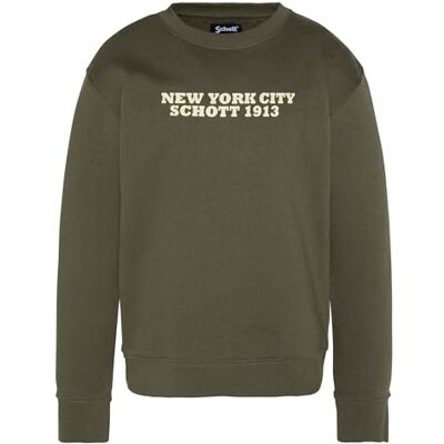 Schott NYC Unisex barn Sw1913b tröja, grön, 10 år, gRÖN, 10 år Schott NYC Unisex barn Sw1913b tröja, grön, 10 år, gRÖN, 10 år