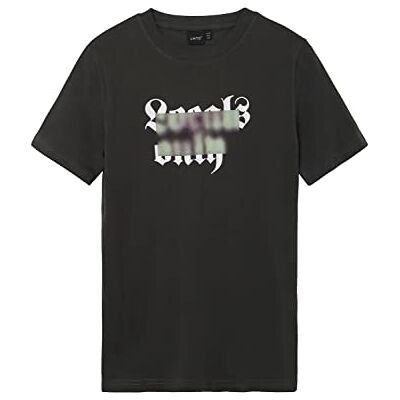 NAME IT NAMN IT Pojkens Nlmfocal ss R topp t-shirt, Svart (korp), 158/164 cm NAME IT NAMN IT Pojkens Nlmfocal ss R topp t-shirt, Svart (korp), 158/164 cm