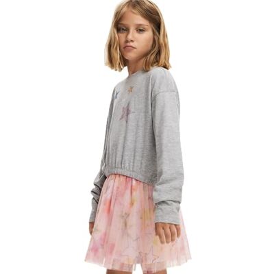 Desigual TS_Daisy T-shirt för flickor, svart, 8 år Desigual TS_Daisy T-shirt för flickor, svart, 8 år