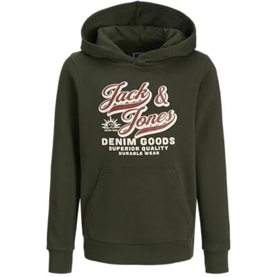 JACK & JONES Jjelogo Sweat Hood 2 Col Aw25 Noos Jnr, Duffelväska, 128 JACK & JONES Jjelogo Sweat Hood 2 Col Aw25 Noos Jnr, Duffelväska, 128