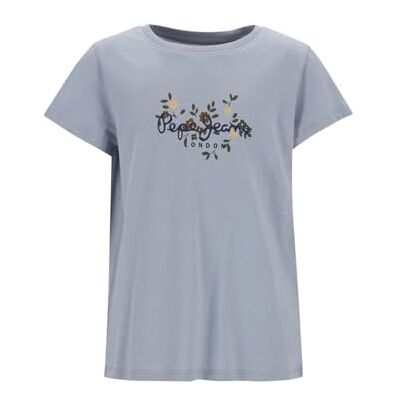 Pepe Jeans flicka ANDRINE t-shirt, blå (blå (blå (blå blå), 8, Blå (Dazed Blue), 8 år Pepe Jeans flicka ANDRINE t-shirt, blå (blå (blå (blå blå), 8, Blå (Dazed Blue), 8 år