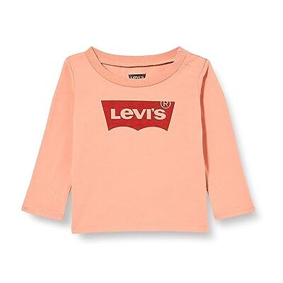 Levi's Baby flickor L/S fladdermusvinge T-shirt 1ea215 T-shirt, Terra Cotta, 9 månader Levi's Baby flickor L/S fladdermusvinge T-shirt 1ea215 T-shirt, Terra Cotta, 9 månader