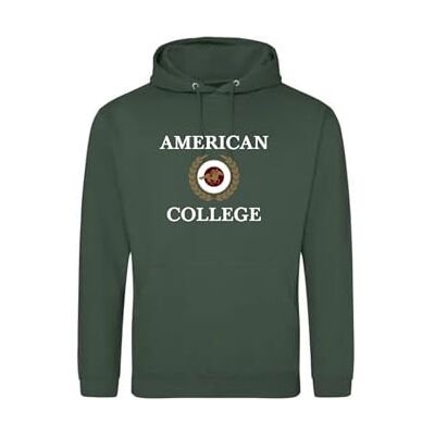 AMERICAN COLLEGE USA Tröja tröja med tryck varma kläder unisex barn pojkar och flickor casual modell ACSCW7 mörkgrön 10 år, Färg: grön, 10 �r AMERICAN COLLEGE USA Tröja tröja med tryck varma kläder unisex barn pojkar och flickor casual modell ACSCW7 mörkgrön 10 år, Färg: grön, 10 �r
