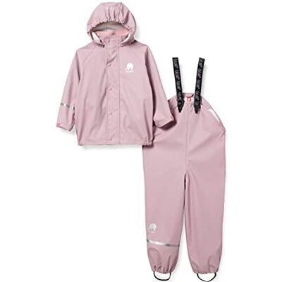 Celavi Unisex Basic Rainwear Set Solid PU regnjacka, Mauve skugga, 70 Celavi Unisex Basic Rainwear Set Solid PU regnjacka, Mauve skugga, 70