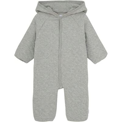 Noppies Baby unisex playsuit stowell långärmad, Grå melerad – P287, 68 Noppies Baby unisex playsuit stowell långärmad, Grå melerad – P287, 68
