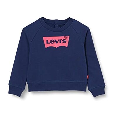 Levi's Kids ket item logo crew baby flicka, medeltida blå, 6 månader Levi's Kids ket item logo crew baby flicka, medeltida blå, 6 månader