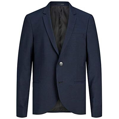 JACK & JONES Junior Pojkar Jprsolaris Jr Blazer, mörk marinblå, 176 cm JACK & JONES Junior Pojkar Jprsolaris Jr Blazer, mörk marinblå, 176 cm