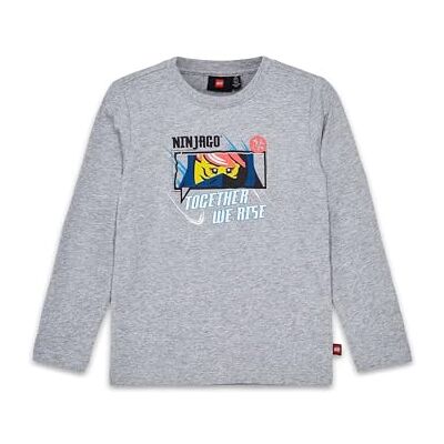 Lego T-shirt för barn, Gråmelerad, 134 Lego T-shirt för barn, Gråmelerad, 134