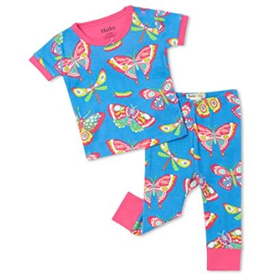 Hatley Baby flickor ekologisk bomull kortärmad pyjamas set småbarn byxor, Botaniska fjärilar, 3-6 Månader Hatley Baby flickor ekologisk bomull kortärmad pyjamas set småbarn byxor, Botaniska fjärilar, 3-6 Månader