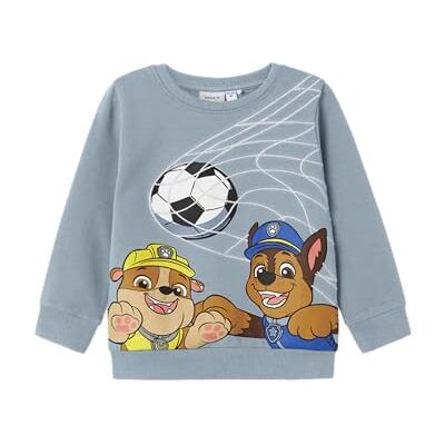 NAME IT Pojkar Nmmjaako Paw Sweat Unb Cplg, Dammblå, 92 NAME IT Pojkar Nmmjaako Paw Sweat Unb Cplg, Dammblå, 92