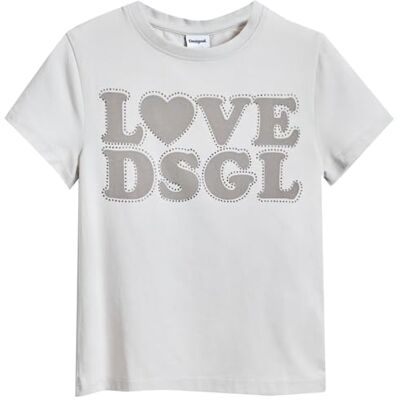 Desigual TS_Power T-shirt för flickor, svart, 6 år Desigual TS_Power T-shirt för flickor, svart, 6 år