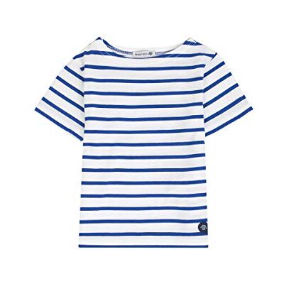 Armor-lux Armor Lux Hoedic T-shirt för flickor, Flerfärgad (Blanc/Etoile Dw5), 6 År Armor-lux Armor Lux Hoedic T-shirt för flickor, Flerfärgad (Blanc/Etoile Dw5), 6 År