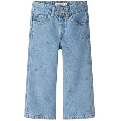 NAME IT mini Nmfrose Wide Jeans 3614-Za B, Ljusblå denim, 92 cm NAME IT mini Nmfrose Wide Jeans 3614-Za B, Ljusblå denim, 92 cm
