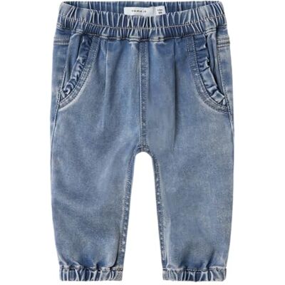 NAME IT dam Nbfrose R frill jeans 1550-To Noos, Mellanblå denim, 68 NAME IT dam Nbfrose R frill jeans 1550-To Noos, Mellanblå denim, 68