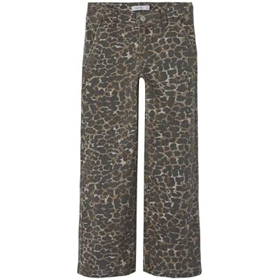 NAME IT flicka Nkfrose Wide Twill byxa 4002-Td T, Affogat, 134 NAME IT flicka Nkfrose Wide Twill byxa 4002-Td T, Affogat, 134