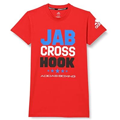 adidas unisex barn boxning Jch t-shirt t-shirt adidas unisex barn boxning Jch t-shirt t-shirt