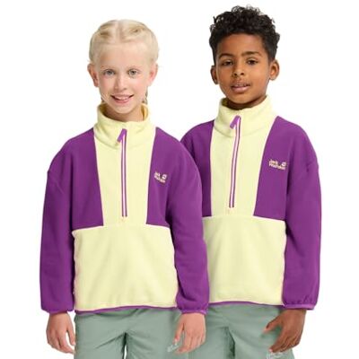 Jack Wolfskin Colorblock Taunus Hz K Fleece-tröja, tusensköna, 104 flickor, Tusensköna, 104 Jack Wolfskin Colorblock Taunus Hz K Fleece-tröja, tusensköna, 104 flickor, Tusensköna, 104