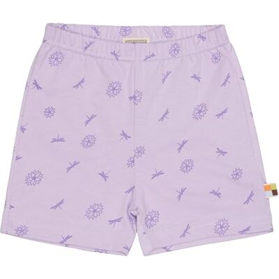 loud + proud flicka med tryck, tillverkad av ekologisk bomull, GOTS certifierade lediga shorts, Lilac Pastel, 62-68 loud + proud flicka med tryck, tillverkad av ekologisk bomull, GOTS certifierade lediga shorts, Lilac Pastel, 62-68