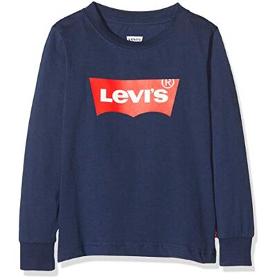 Levi's pojkar långärmad fladdermusvinge t-shirt pojke, BLÅ, 5 år Levi's pojkar långärmad fladdermusvinge t-shirt pojke, BLÅ, 5 år