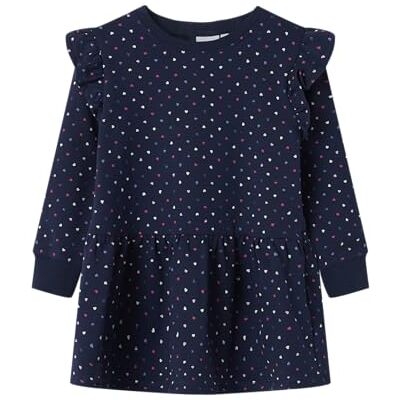 NAME IT Namn IT flicka Nmfoeana Ls SWE klänning Bru Pb, HUMÖR INDIGO, 98 NAME IT Namn IT flicka Nmfoeana Ls SWE klänning Bru Pb, HUMÖR INDIGO, 98