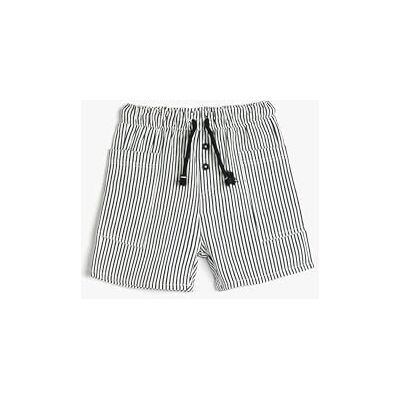 Koton Babyboys ficka detalj dragsko bomullsshorts, Marinrandig (7s0), 6-9 Monate Koton Babyboys ficka detalj dragsko bomullsshorts, Marinrandig (7s0), 6-9 Monate