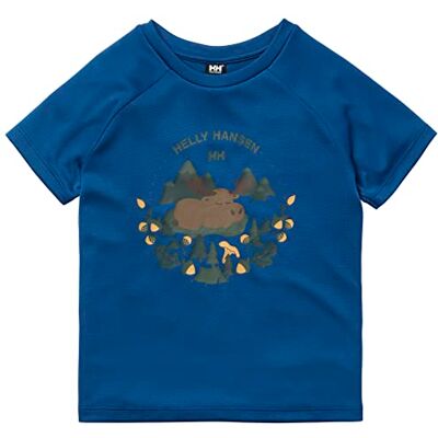 Helly Hansen Helly-Hansen unisex barn K Marka t-shirt skjorta, Djup fjord, 12 Months Helly Hansen Helly-Hansen unisex barn K Marka t-shirt skjorta, Djup fjord, 12 Months
