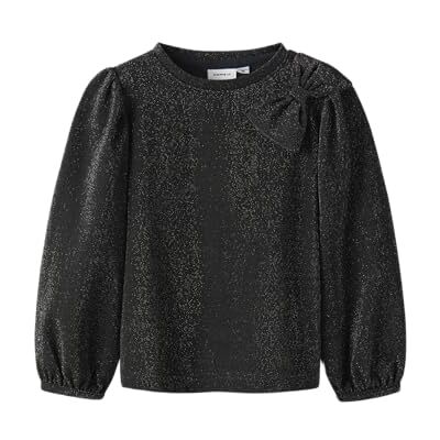 NAME IT Nmfroisin Ls Top, svart, 104 NAME IT Nmfroisin Ls Top, svart, 104