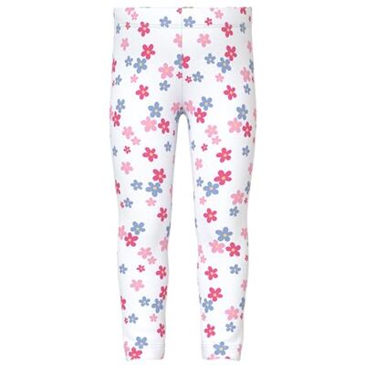 NAME IT flicka Nmfvivian AOP leggings, Ljus vit, 98 NAME IT flicka Nmfvivian AOP leggings, Ljus vit, 98