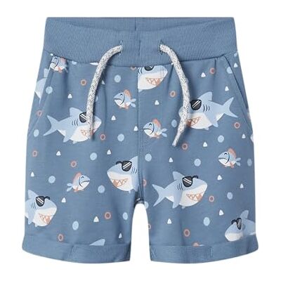 NAME IT Nmmvermo AOP Long SWE shorts Unb F Noos, blå, 98 NAME IT Nmmvermo AOP Long SWE shorts Unb F Noos, blå, 98