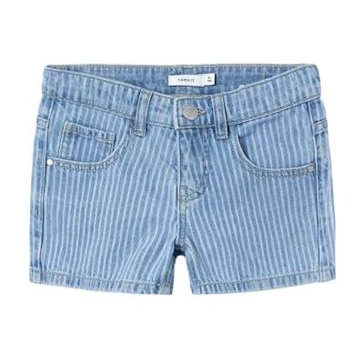 NAME IT Nkfrose Reg DNM shorts 9712-Be J, blå, 122 NAME IT Nkfrose Reg DNM shorts 9712-Be J, blå, 122
