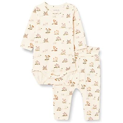 NAME IT NBFDANNA LS Body Set, Buttercreme, 56 cm NAME IT NBFDANNA LS Body Set, Buttercreme, 56 cm