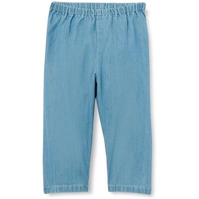 Petit Bateau Babybyxor, Denim Clair blå, 12 månader Petit Bateau Babybyxor, Denim Clair blå, 12 månader
